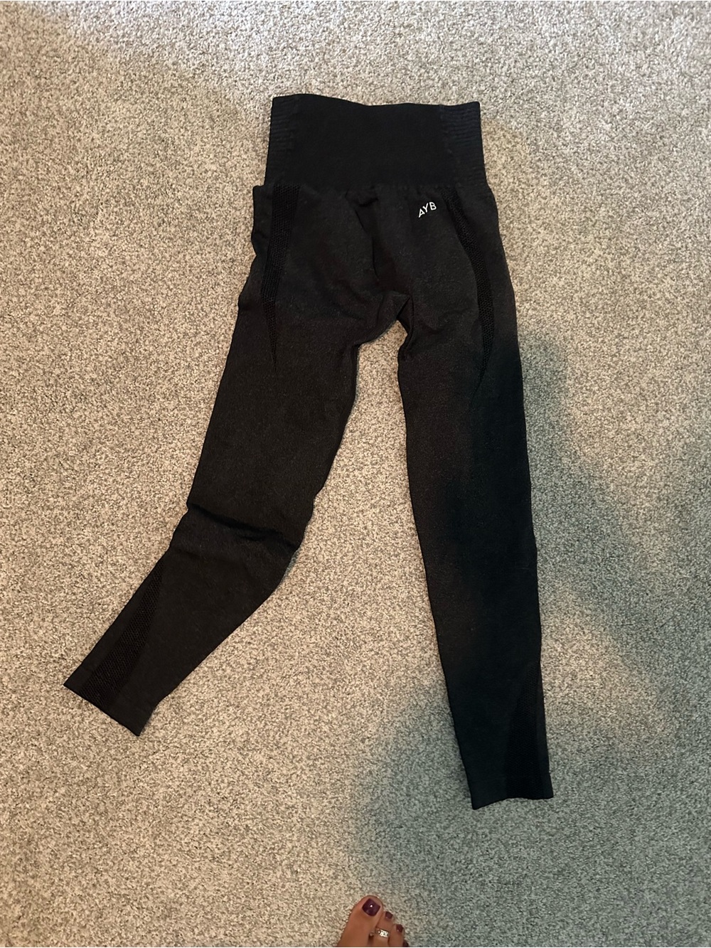 AYBL Black High-Waist Sculpting Leggings